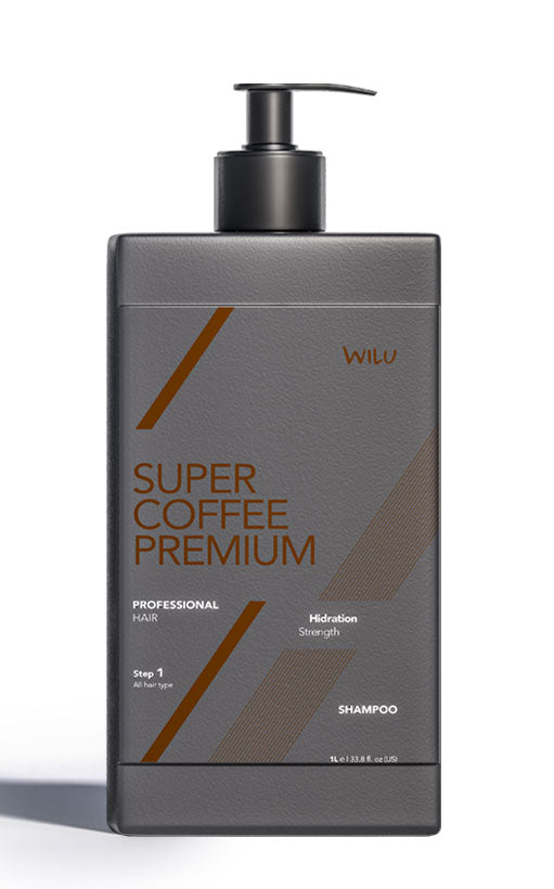 SUPER COFFEE PREMIUM KERATIN - SHAMPOO PROFESSIONAL 1L (Step 1)